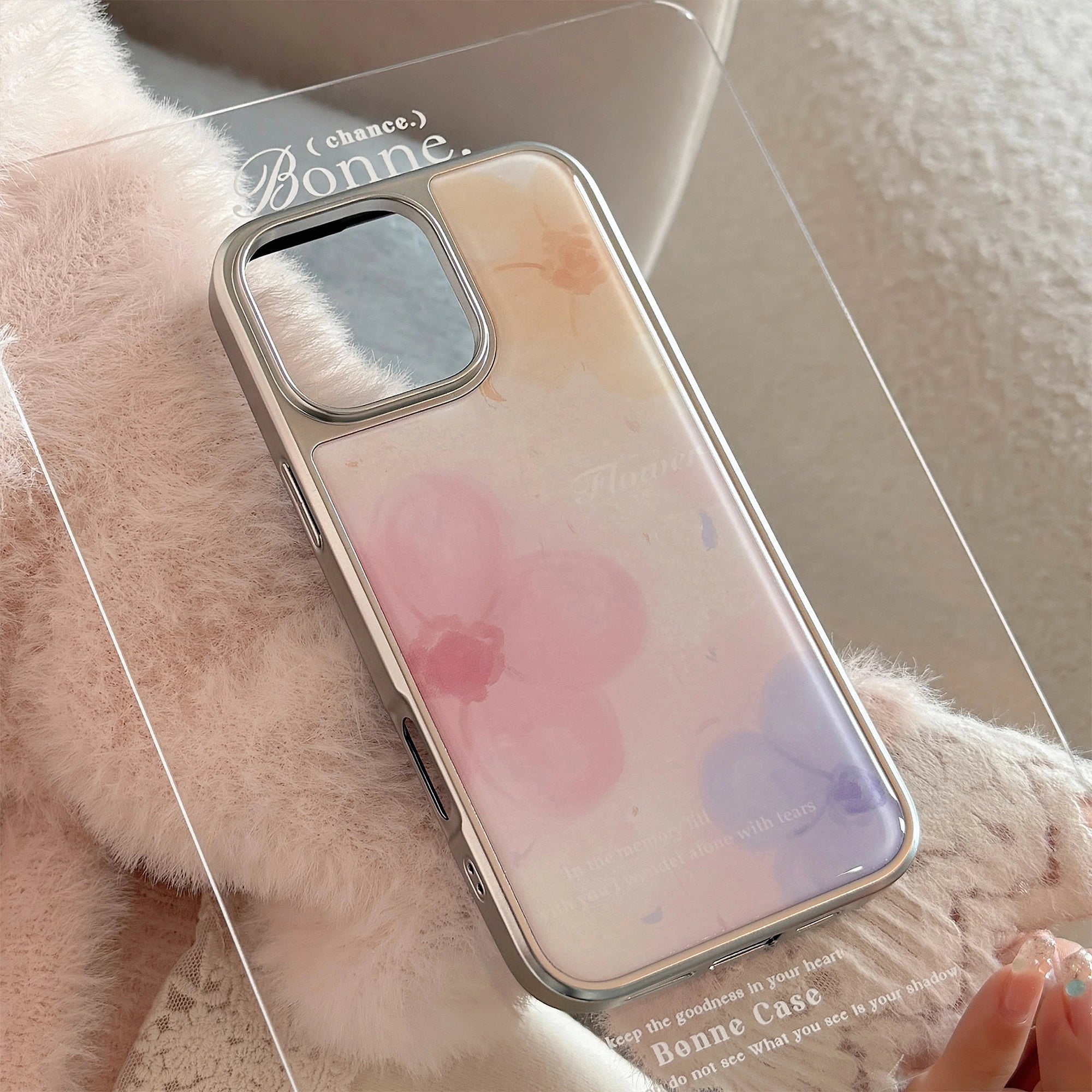 Watercolor Trio Flowers - iPhone Case